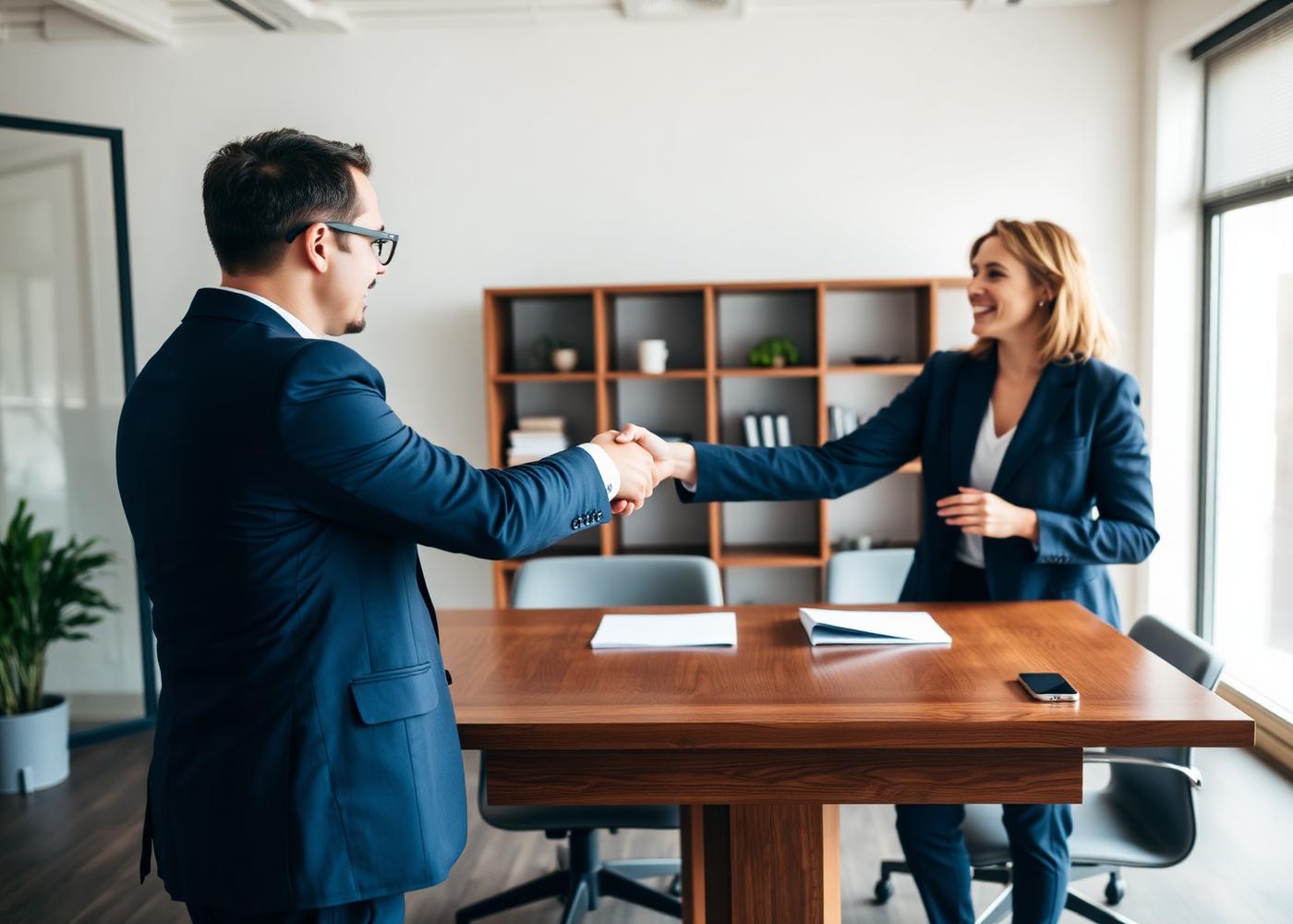 Equipe de consultores em atendimento